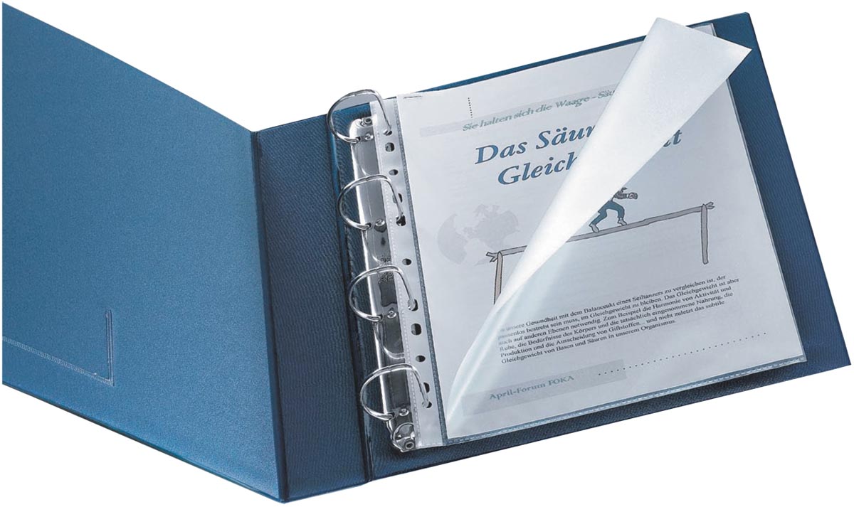 Q-Connect geperforeerde showtas A4 11-gaatsperforatie glashelder 80 micron pak van 25 stuks Q-Connect geperforeerde showtas A4 11-gaatsperforatie glashelder 80 micron pak van 25 stuks