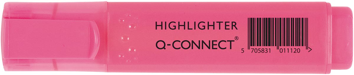 Q-CONNECT markeerstift, roze afbeelding