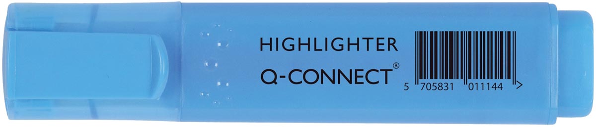 Q-Connect markeerstift, blauw