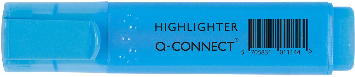 Q-CONNECT markeerstift, blauw afbeelding