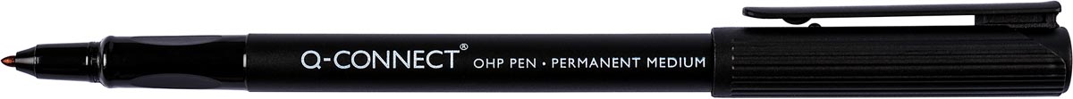 Q-CONNECT OHP marker, permanent, medium, zwart