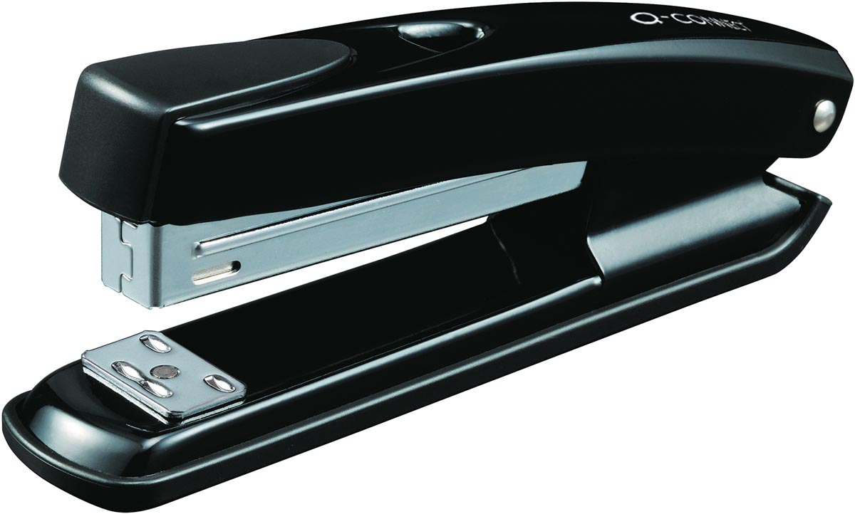 Q-CONNECT nietmachine full strip, 20 blad, metaal, zwart Q-CONNECT nietmachine full strip, 20 blad, metaal, zwart