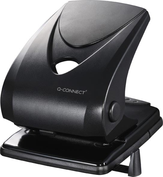 Q-CONNECT perforator Heavy Duty, 40 blad, zwart Q-CONNECT perforator Heavy Duty, 40 blad, zwart
