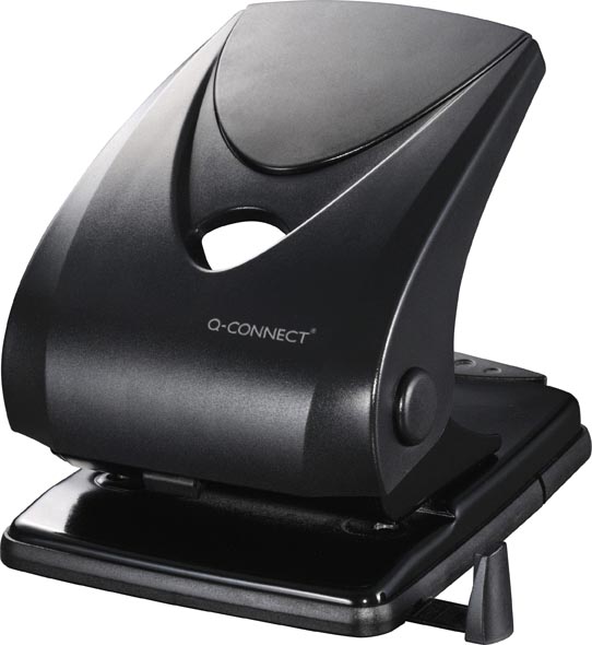 Q-CONNECT perforator Heavy Duty, 40 blad, zwart Q-CONNECT perforator Heavy Duty, 40 blad, zwart