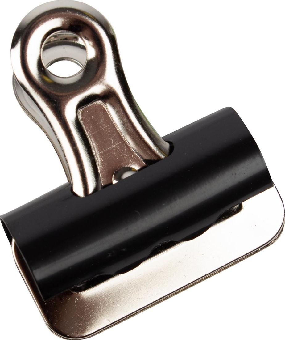 Q-CONNECT bulldogclip, zwart, 32 mm, doos van 10 stuks bij VindiQ Office