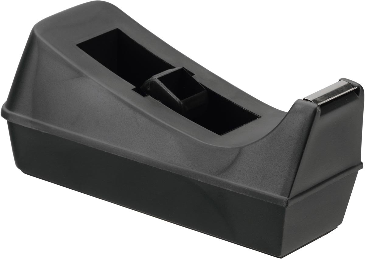 Q-CONNECT plakbandafroller, voor rollen 19 mm x 33 m, zwart afbeelding