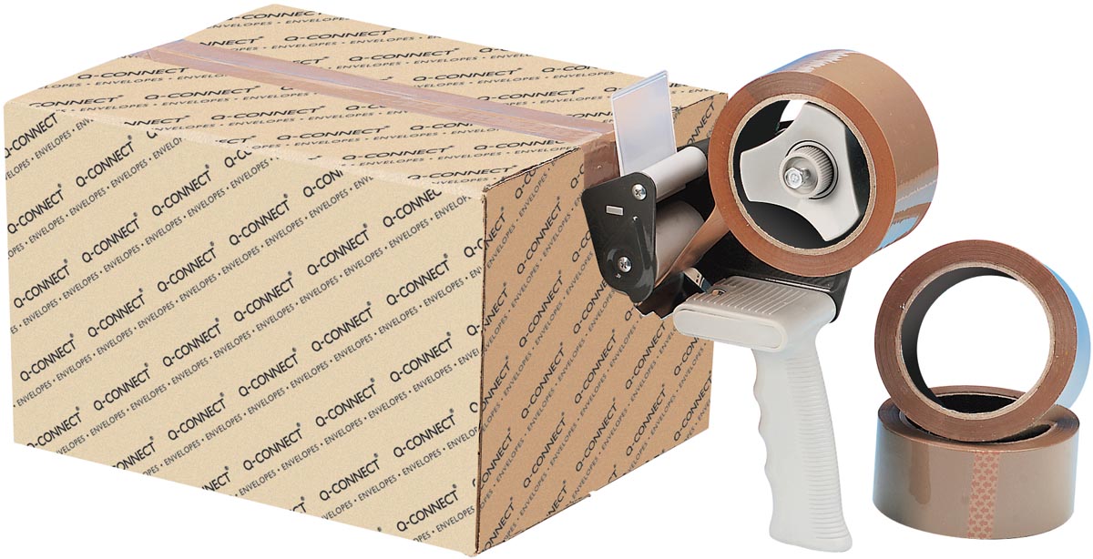 Q-CONNECT afroller voor verpakkingsplakband, voor rollen 50 mm x 66 m afbeelding