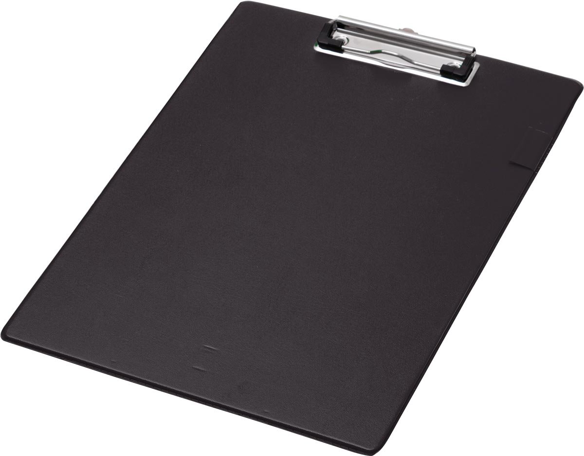 Q-CONNECT klemplaat, PP, ft A4, zwart