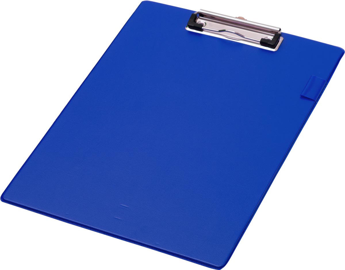 Q-CONNECT klemplaat, PP, ft A4, blauw afbeelding