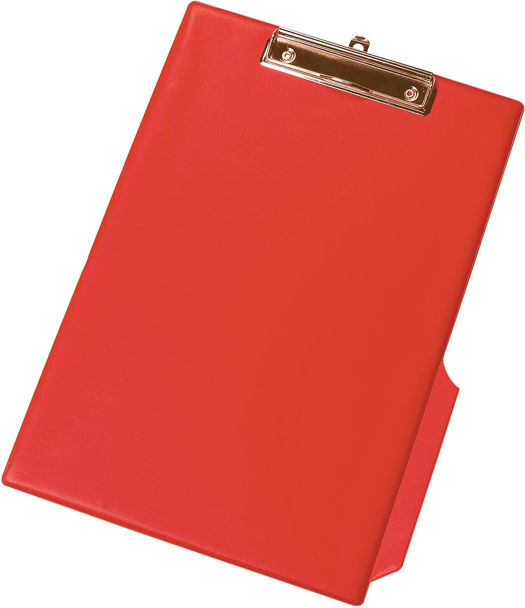 Q-Connect klemplaat, voor ft A4, uit PVC, rood Q-Connect klemplaat, voor ft A4, uit PVC, rood