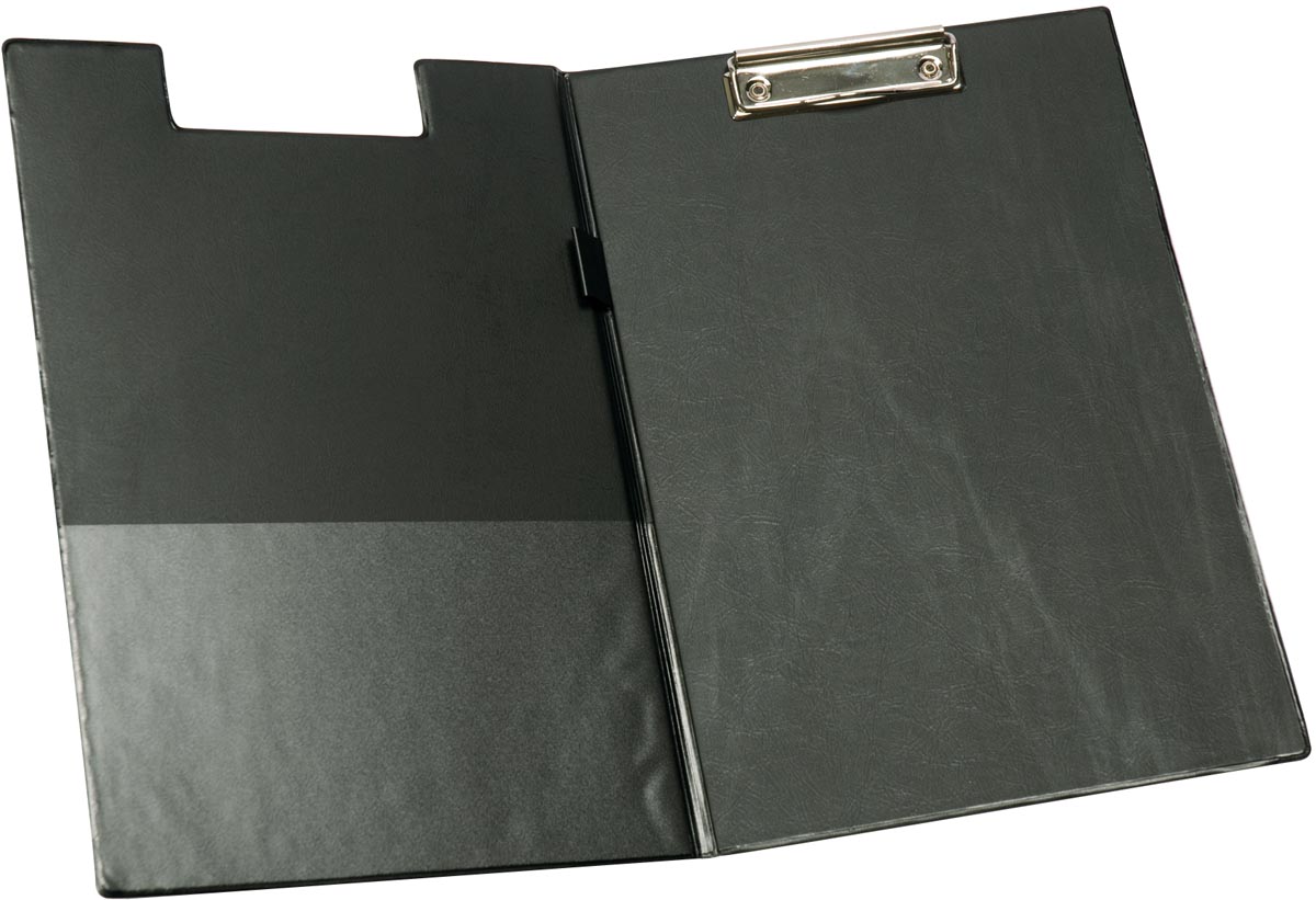 Q-Connect klemmap, voor ft A4, uit PVC, zwart Q-Connect klemmap, voor ft A4, uit PVC, zwart