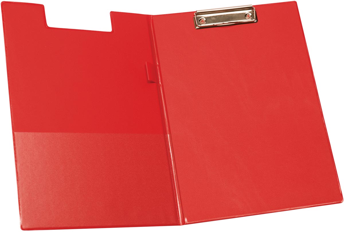 Q-Connect klemmap, voor ft A4, uit PVC, rood Q-Connect klemmap, voor ft A4, uit PVC, rood