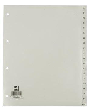 Q-Connect alfabetische tabbladen, A4, PP, 20 tabs, grijs Q-Connect alfabetische tabbladen, A4, PP, 20 tabs, grijs