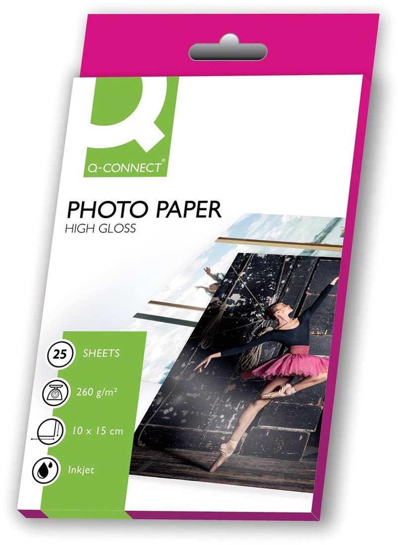 Installeren wekelijks De controle krijgen Q-CONNECT fotopapier, ft 10 x 15 cm, 260 g, pak van 25 vel bij VindiQ Office Installeren wekelijks De controle krijgen Q-CONNECT fotopapier, ft 10 x 15 cm, 260 g, pak van 25 vel bij VindiQ Office