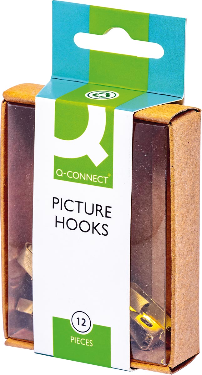 Q-CONNECT foto haak staal doos van 20 stuks Q-CONNECT foto haak staal doos van 20 stuks