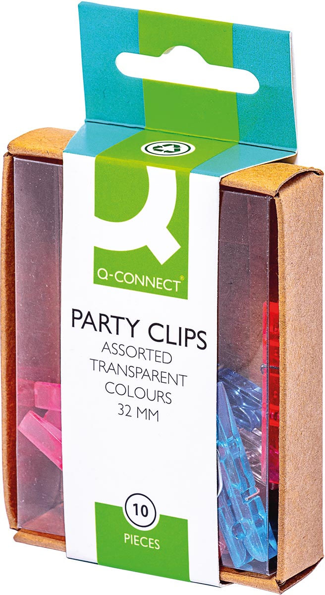 Q-CONNECT wasknijper mini 32 mm doos van 10 stuks