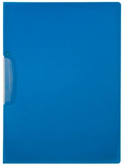 Q-Connect Klemmap swingclip A4 Transparant blauw Q-Connect Klemmap swingclip A4 Transparant blauw