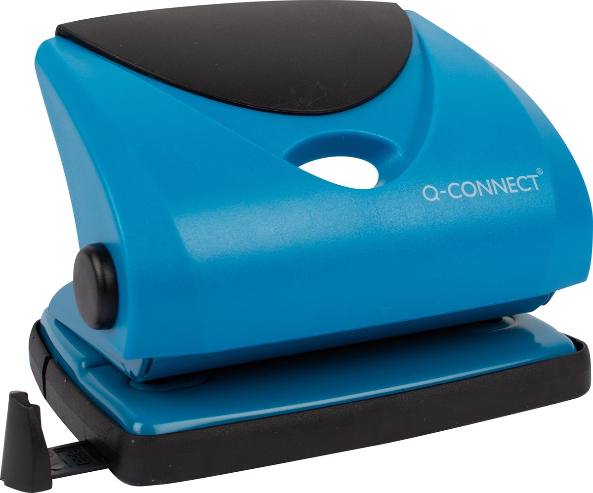 Q-CONNECT perforator Medium Duty, 20 blad, blauw