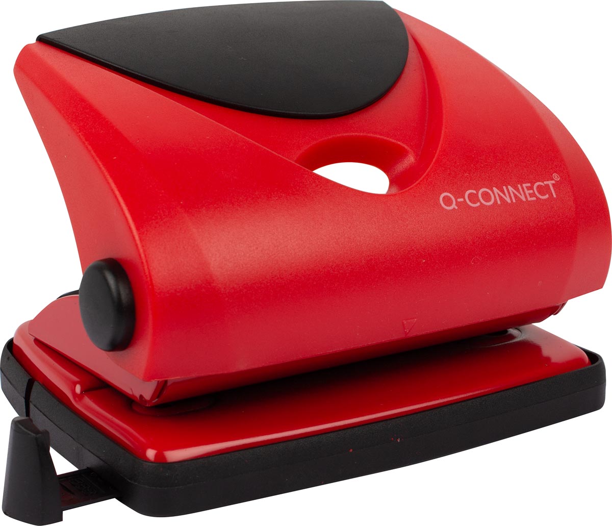 Q-CONNECT perforator Medium Duty, 20 blad, rood afbeelding