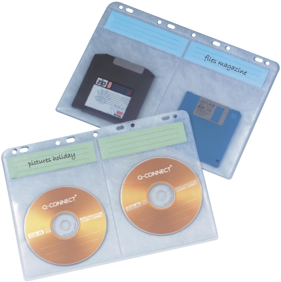 Q-CONNECT CD hoes A4 PP 10 stuks Q-CONNECT CD hoes A4 PP 10 stuks
