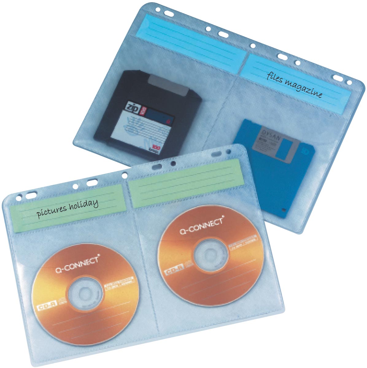 Q-CONNECT CD hoes A4 PP 10 stuks afbeelding
