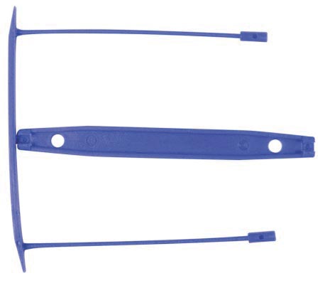 Q-CONNECT archiefbinder E-clip, doos van 100 stuks, blauw Q-CONNECT archiefbinder E-clip, doos van 100 stuks, blauw