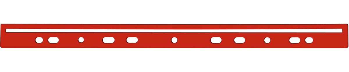 Q-CONNECT Magi-Clips archiefbinder, rood, doos van 100 stuks