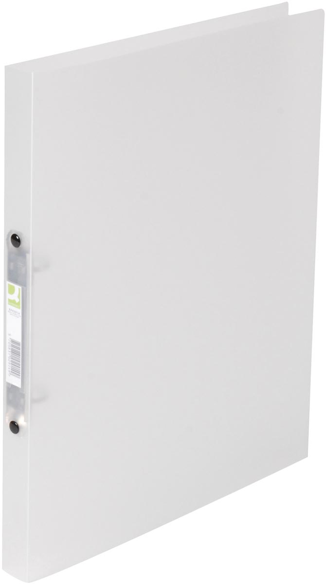 Q-CONNECT ringmap, PP, 2 ringen, 16 mm, transparant afbeelding
