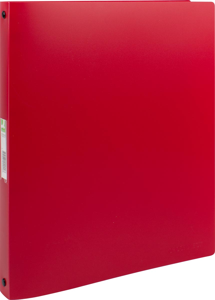 Q-CONNECT ringmap, PP, 4 ringen, 16 mm, rood afbeelding