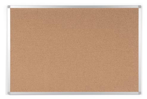 Q-CONNECT kurkbord, met aluminium frame, 90 x 60 cm afbeelding