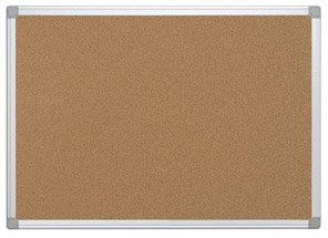 Prikbord kurk met aluminium lijst 60x90cm incl