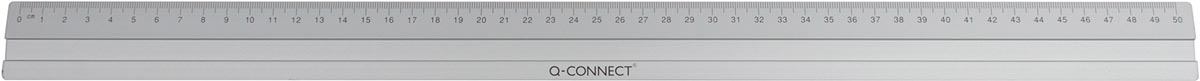 Q-CONNECT meetlat, aluminium, 50 cm, in ophangetui afbeelding