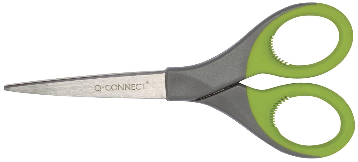 Q-CONNECT schaar, 17 cm, op blister afbeelding