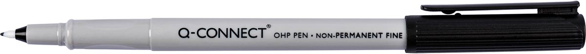 Q-CONNECT OHP marker, non permanent, fijn, zwart