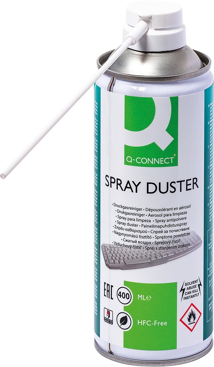 Q-CONNECT persluchtreiniger HFC free, 400 ml afbeelding