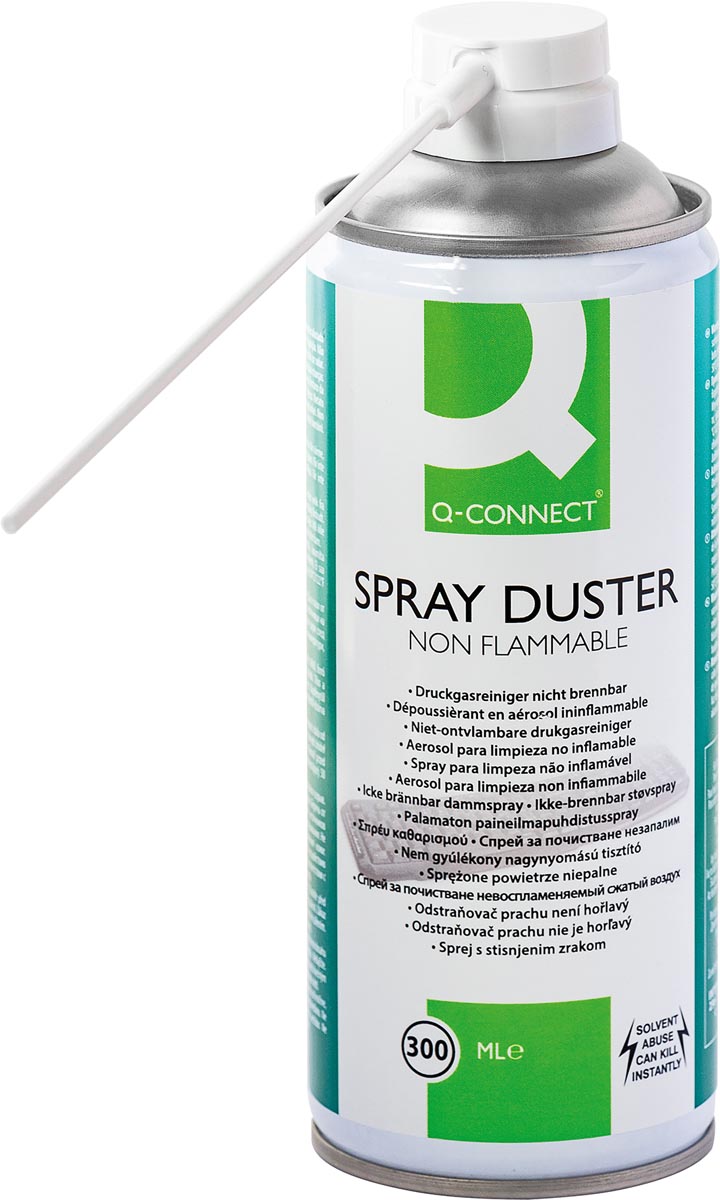 Q-CONNECT onontvlambare persluchtreiniger, spuitbus van 300 ml afbeelding