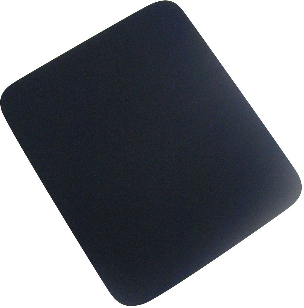Q-CONNECT muismat, economy, ft 22 x 33 cm , zwart afbeelding