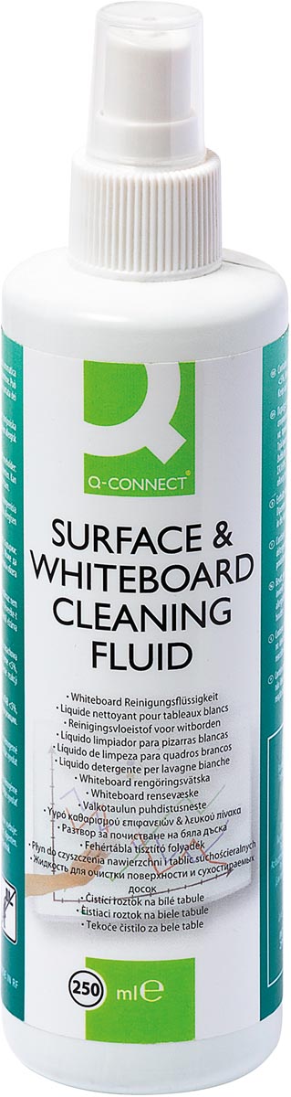 Q-CONNECT reinigingsspray voor whiteboards, 250 ml afbeelding
