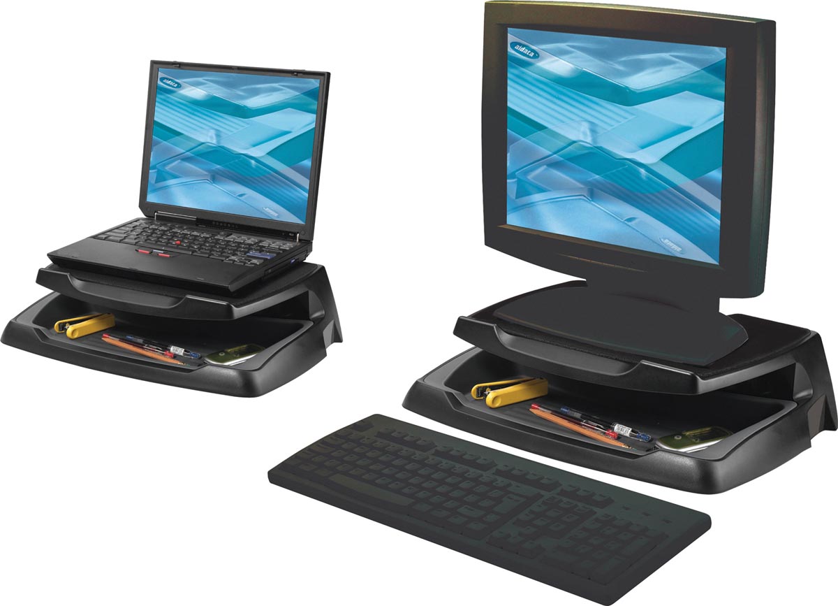 Q-CONNECT Laptopstandaard 465x354x120mm zwart Q-CONNECT Laptopstandaard 465x354x120mm zwart