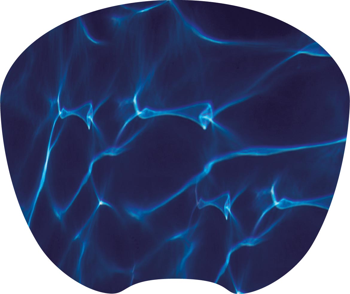 Q-CONNECT Muismat antislip zwembad blauw afbeelding