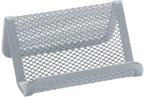 Q-Connect visitekaartenhouder 11 x 7,5 x 5 cm metaal zilver Q-Connect visitekaartenhouder 11 x 7,5 x 5 cm metaal zilver
