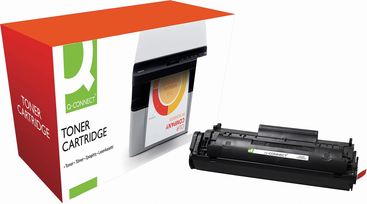Q-CONNECT toner zwart 2000 pagina&apos;s voor HP - OEM: Q2612A afbeelding