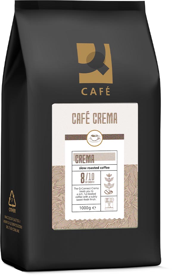 Q-CONNECT koffiebonen Café Crema, pak van 1 kg