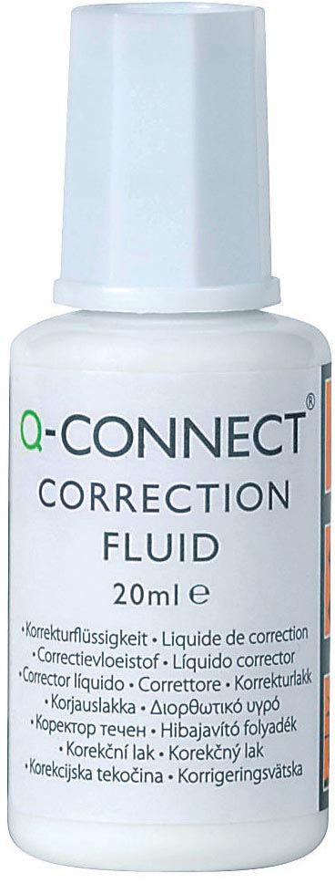 Q-CONNECT correctievloeistof flesje van 20 ml