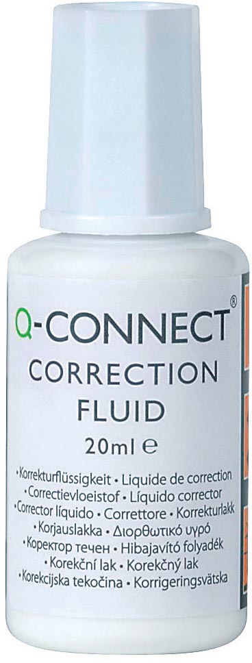 Q-CONNECT correctievloeistof flesje van 20 ml afbeelding
