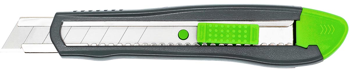Q-CONNECT Heavy Duty cutter, zwart/groen afbeelding