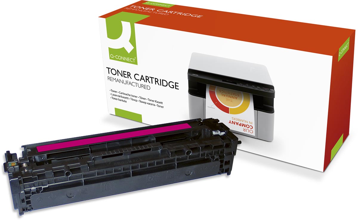 Q-CONNECT toner magenta 1400 pagina&apos;s voor HP - OEM: CB543A