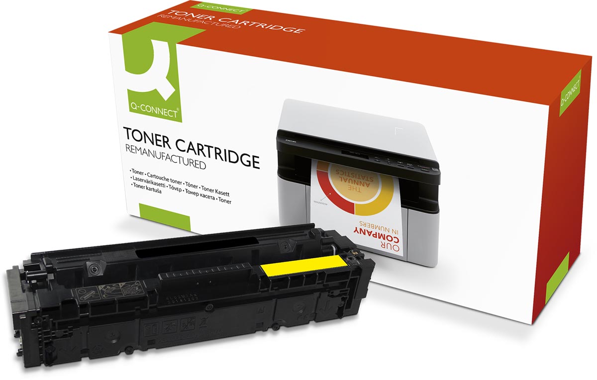 Q-CONNECT toner geel 5000 pagina&apos;s voor Canon - OEM: 1251C002 afbeelding