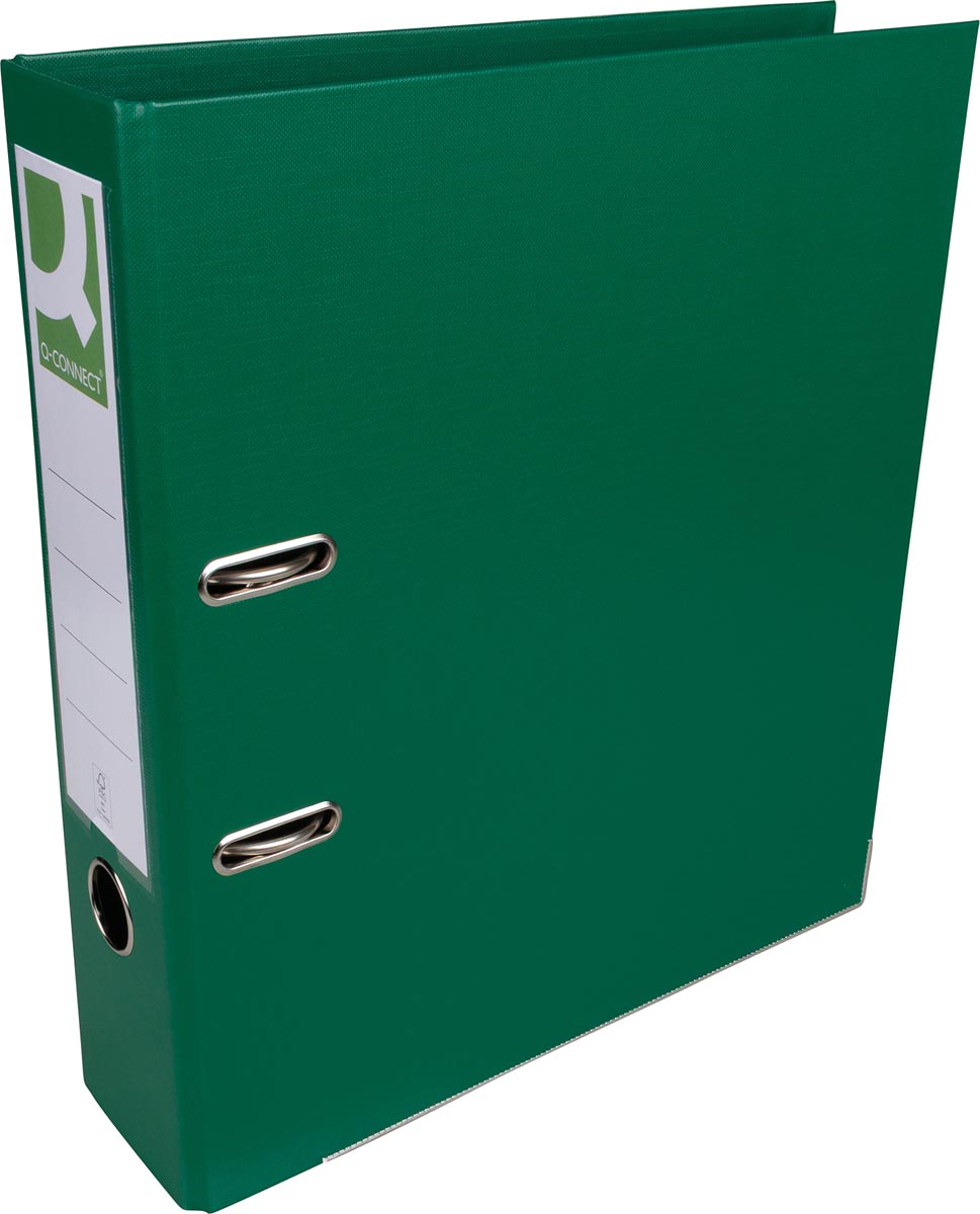 Q-CONNECT ordner, voor ft A4, volledig uit PP, rug van 8 cm, groen