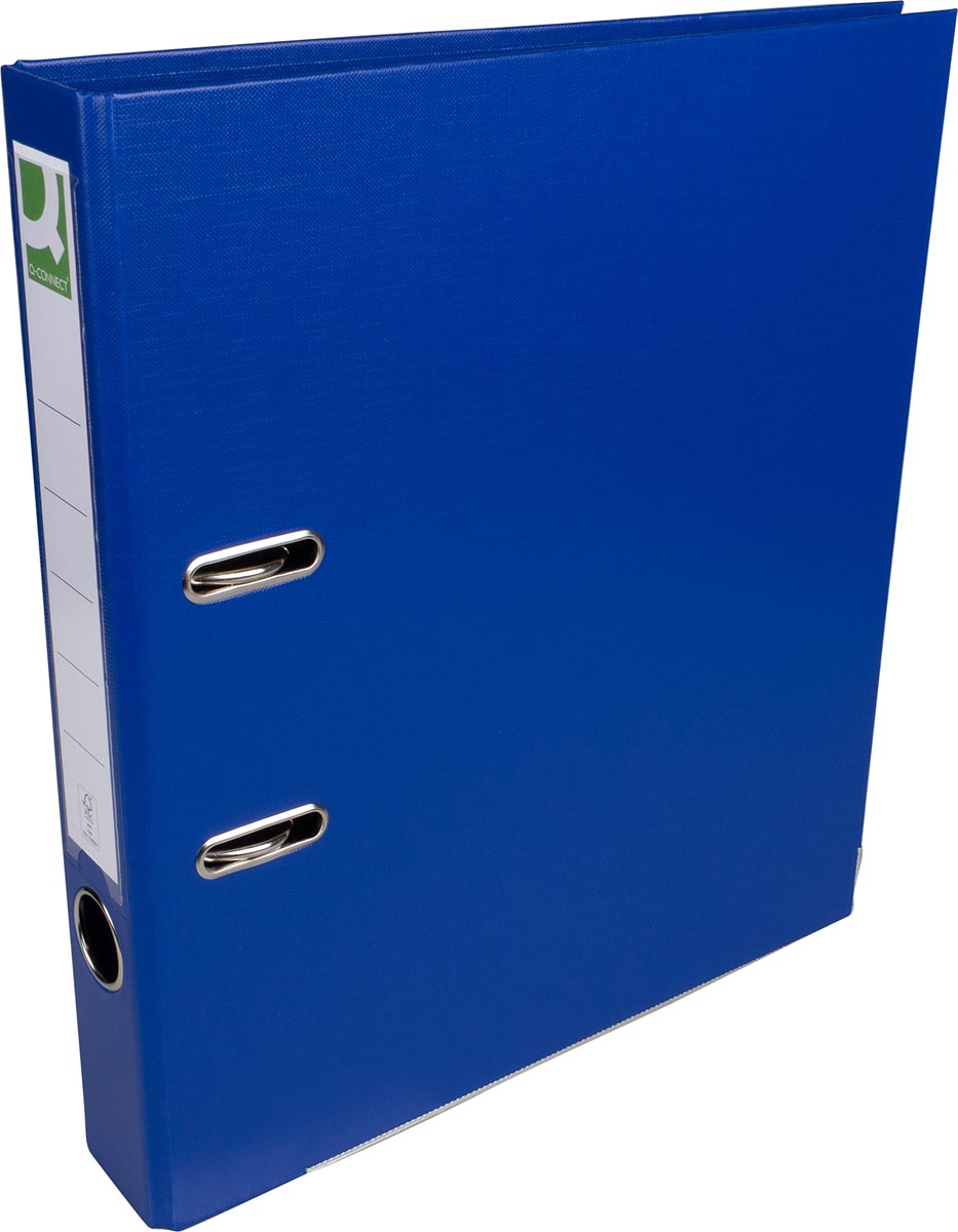Q-CONNECT ordner, voor ft A4, volledig uit PP, rug van 5 cm, donkerblauw
